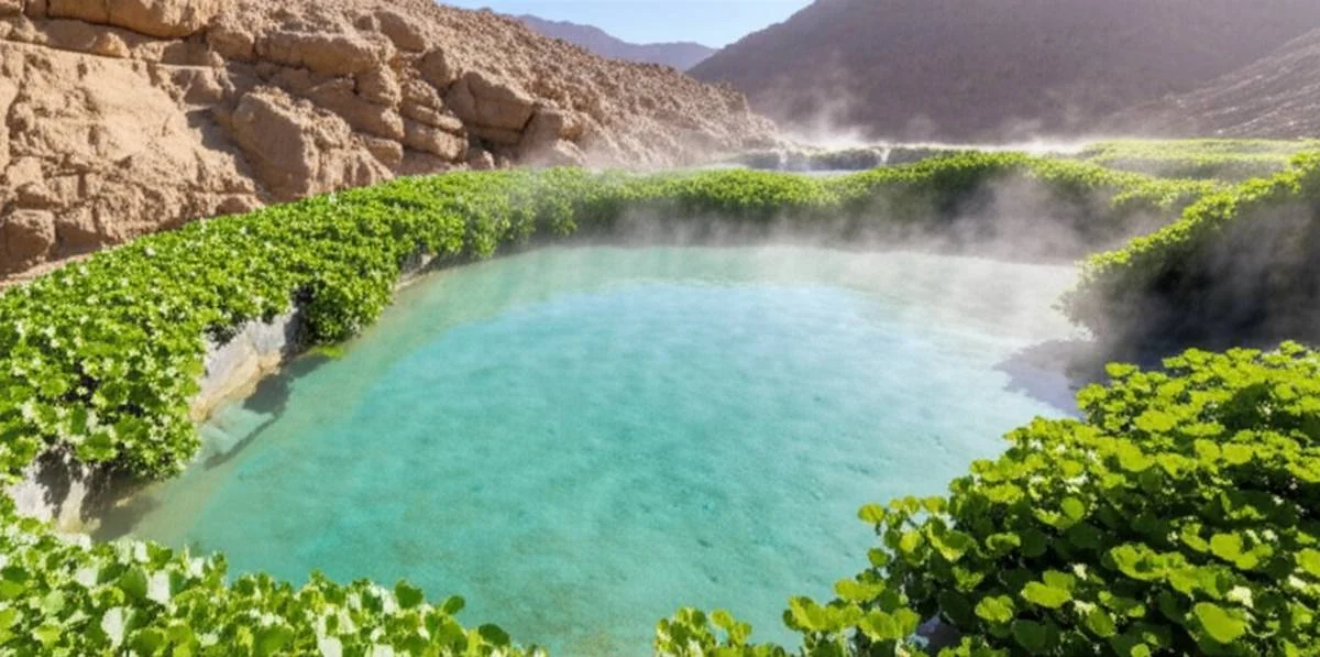 چشمه آب گرم عین المضب