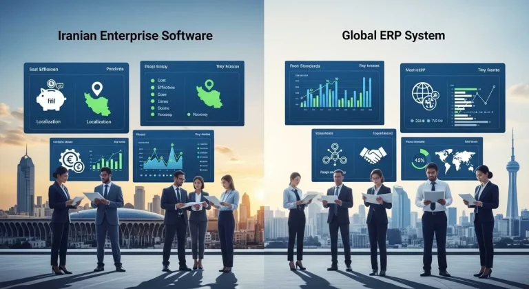 مقایسه ERPهای بومی و خارجی  آیا ERP ایرانی کیفیت رقابت جهانی دارد؟